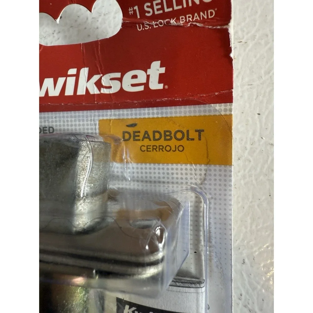 Kwikset Deadbolt Lock One Sided Thumb Turn Only 663 15 CP RCL RCS